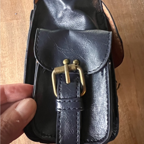 DESIGUAL TATTOO mini satchel in blue navy and purple - Picture 3 of 8